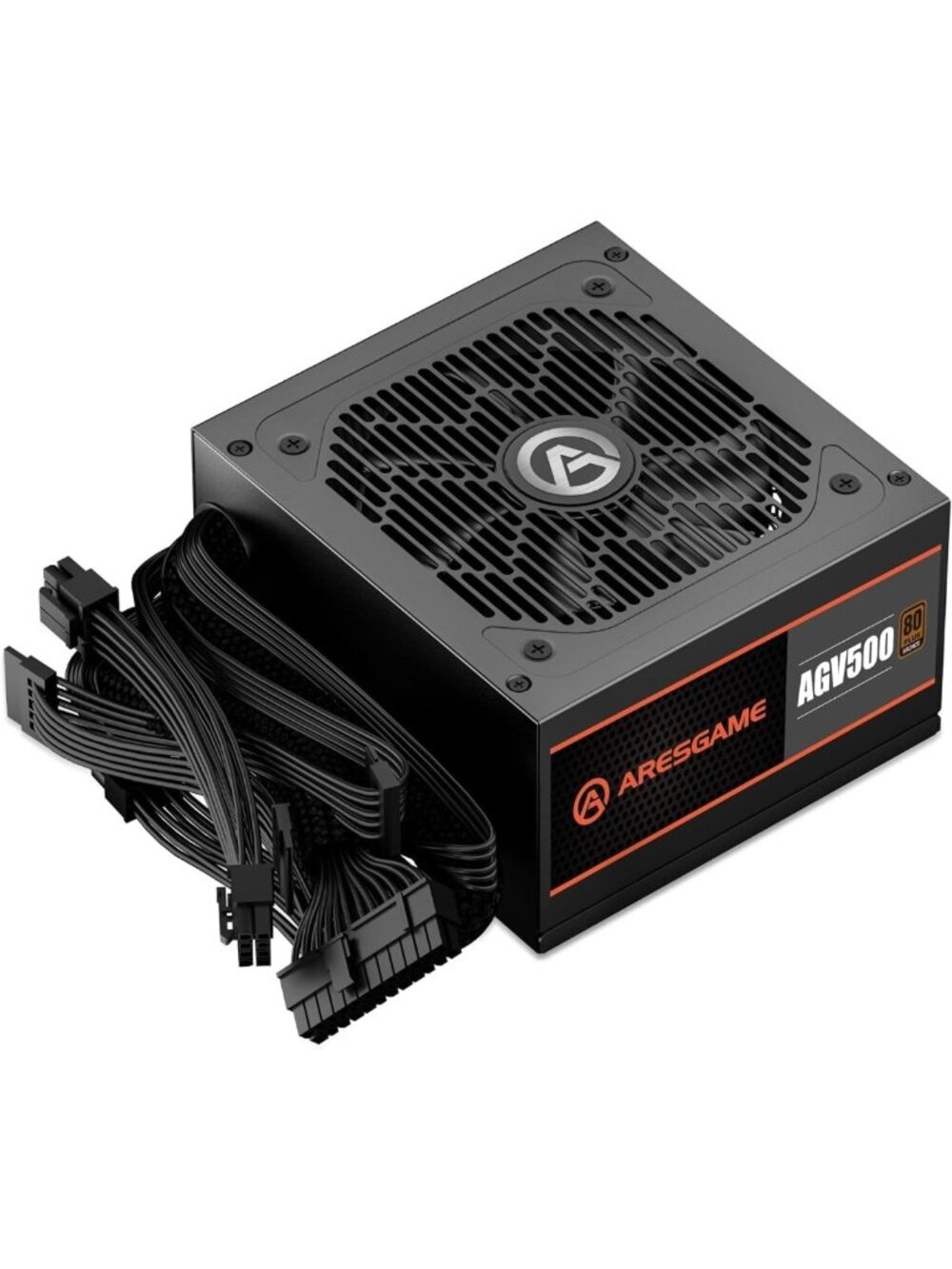 500W Power Supply, 80 Plus Bronze Certified, Non-Modular, 5-Year Warranty